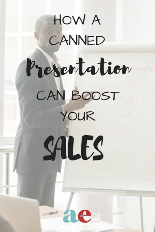 what is a canned presentation in business