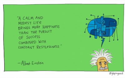 Einstein’s Secret To Happiness