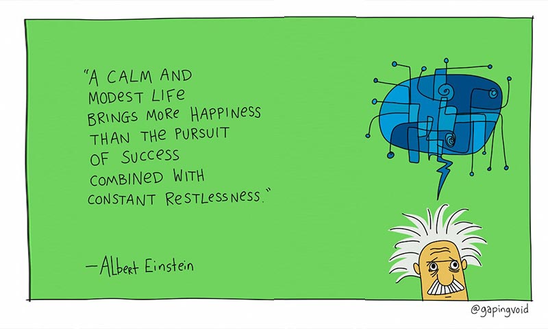 Einstein’s Secret To Happiness