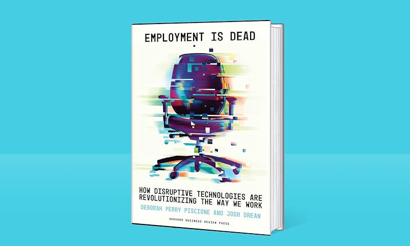 Book titled Employment is Dead